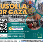 PROJEK WAQAF SURAU DI KEM PENEMPATAN GAZA (MUSOLLA FOR GAZA)Bersama Persatuan Ulama Malaysia, Haiah Ulama Palestin & Kementerian Waqaf Gaza, Palestin